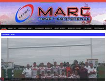 Tablet Screenshot of marc-rugby.org